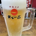 天下一品 - 生ビール(中)
