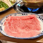 北野坂 しばはら - 牛しゃぶ追加 3800円