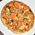 ドミノ・ピザ - 料理写真:まるごとサクサクエビとガーリック・Mサイズ・ハンドトス（持ち帰り価格２，０４４円）