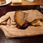 やまぐち - 蝦夷アワビとホワイトコーンのリゾット、サマートリュフ