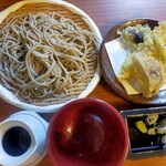 越後屋 - 海老と季節の野菜天十割せいろ1750円