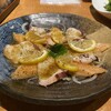 魚民 - たことサーモンのカルパッチョ