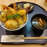 鰻・天ぷら割烹 萬木 - 天丼 ¥1,000（税込）