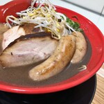 Menya Gou - チャーセージ剛麺ブラック1230円