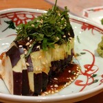 食堂かど。 - 水茄子のお刺身 梅醤油