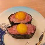 すし江戸 - うずら鉄火