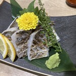 寿司と日本酒よってき - 太刀魚炙り刺し(旨し)