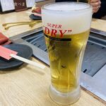 Yakiniku Tamaki - 生ビールも旨い！！！