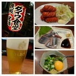Daiwashokudou - 梅田の帰りに大衆居酒屋でちょっと一杯。好みのアテをちょっとずつ。