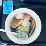 煮干しらーめん専門店 麺屋 晴 - 青い冷やし麺(煮干し)