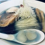 Nibo shiramen semmonte mmenya hare - 青い冷やし麺(煮干し)