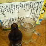 びっくりうどん - <2013/10>ホッピー（ナカ200円ソト200円）