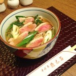 京都 権太呂 - 鴨なんばそば1600円　鴨はこの時期が最も美味！