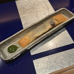 野嵯和 - 鮎の春巻き　蓼酢