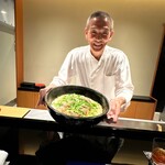 野嵯和 - のど黒　海老　枝豆　ご飯