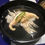 野嵯和 - 松茸と鱧　お椀