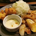 くろだるま - 南蛮・生姜焼き定食