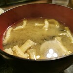 Kurodaruma - 味噌汁もたっぷり♪