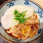 Miyatake Sanuki Udon - 牛肉とろろ玉うどん（720円）