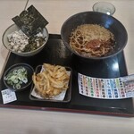 ゆで太郎 もつ次郎 - 朝そばセット