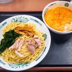 日高屋 - ピリ辛とんこつつけ麺