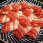 しゃぶ扇 - やわらかい国産豚バラ肉