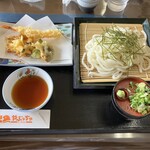 島ヶ原温泉　やぶっちゃ　里山料理　どんど - 天ざるうどん