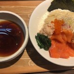 鴨出汁中華蕎麦 麺屋yoshiki - 蟹のクリーミー手揉みつけ麺