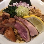 鴨出汁中華蕎麦 麺屋yoshiki - 鴨の混ぜそばつけ麺