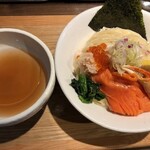 鴨出汁中華蕎麦 麺屋yoshiki - 蟹クリーミー手揉みつけ麺