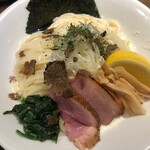 鴨出汁中華蕎麦 麺屋yoshiki - 鴨出汁手揉み昆布水つけ蕎麦