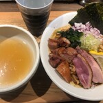 鴨出汁中華蕎麦 麺屋yoshiki - 鴨の混ぜそばつけ麺