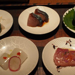 界 阿蘇 - 造里：鯛、関鯖、鮑、烏賊、勘八