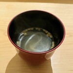 鮨 神楽 - ノドグロのお出汁のお椀