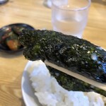 椿ラーメンショップ - 海苔巻き巻き