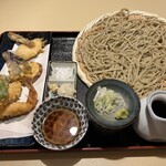 蕎麦屋酒 しの崎 - 天せいろ