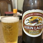 正竜亭 - 途中からは瓶ビール！