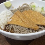 Sobadokoro Oohashiya - ①2023.9.1 冷やしきつねそば(500円)大盛(110円)