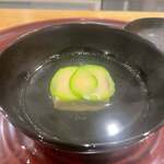Nihon Ryouri Ichie - 小メロンとごま豆腐のお椀
