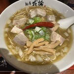 麺屋 我論 - 背脂煮干しラーメン ¥1,000