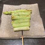 八尾炭火焼鳥わっちょい - 八尾のアスパラガス