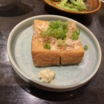八尾炭火焼鳥わっちょい - 八尾の揚げ豆腐