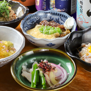 There is also a wide variety of a la carte dishes ◎ Enjoy the “Obanzai” where you can enjoy fresh seasonal ingredients