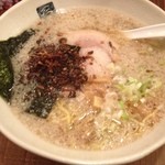 いちろくらーめん - 黑葱らーめん・こってりしょうゆ※細麺