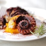 Grilled Hokkaido Octopus with Harissa Mashed Potatoes