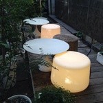 カフェ・ドン バイ スフェラ - 2013年10月外のスペースは、禁煙用かな？