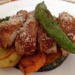 どっかる - ランチコースのメイン　若鶏のグリル