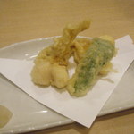 ゆらり内海 - ひおうぎ貝の天ぷら