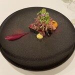 レストラン ラ・フロレゾン・ドゥ・タケウチ - ケンケン鰹のワラ焼き