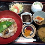 貴よし - 炙り煮穴子丼定食 1200円